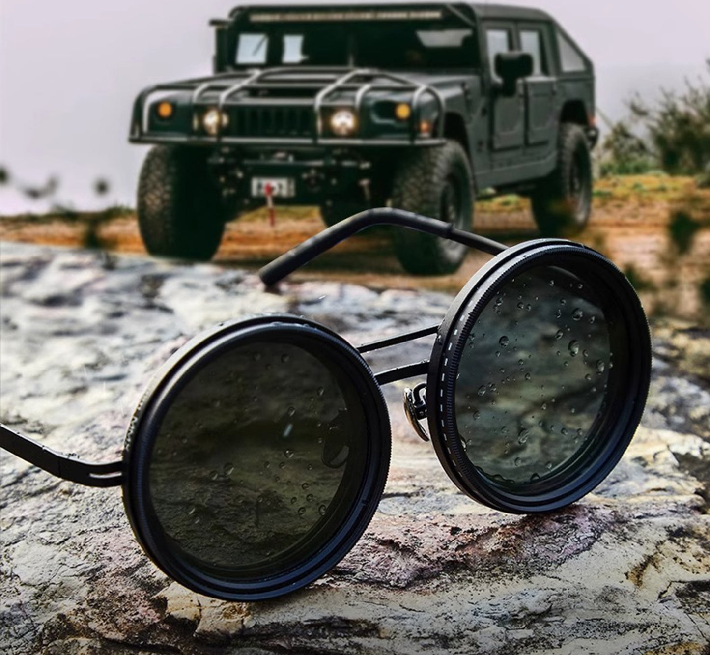 Gafas estilo Gojo con filtro ND (1-9 niveles de ajuste)
