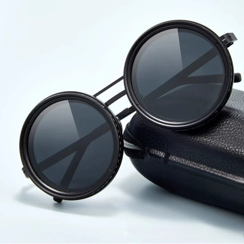 Gafas estilo Gojo con filtro ND (1-9 niveles de ajuste)